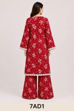 Digital print Long shirt with Plazo - Image 2
