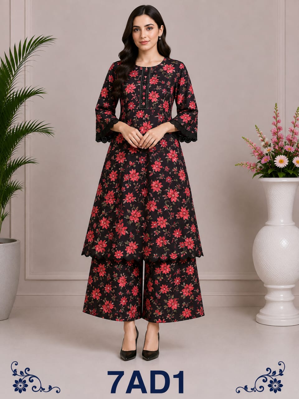 WhatsApp Image 2026-09-01 at 5.17.29 PM Digital printed shirt with Plazo - Image 1
