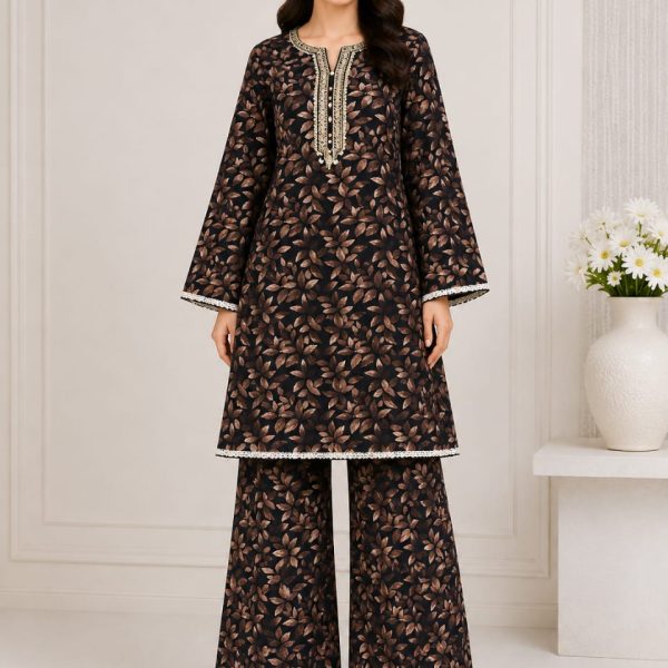 Digital print Long shirt with Plazo