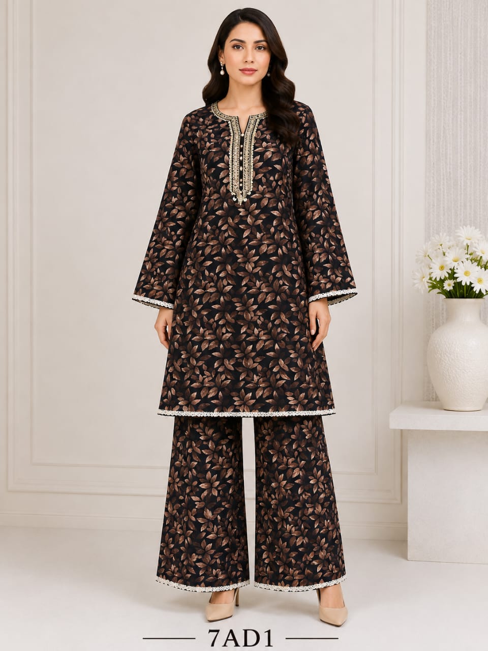 WhatsApp Image 2026-09-01 at 5.17.30 PM Digital print Long shirt with Plazo - Image 1