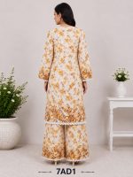 Digital print Long shirt with Plazo - Image 2