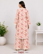 Digital print Long shirt with Plazo - Image 2