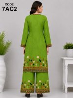 Digital printed shirt with strait trouser - Image 2