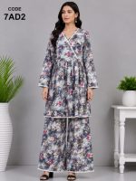 Digital printed frock with Trouser