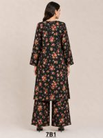 Digital printed long shirt with straight Trouser - Image 2