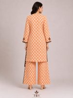 Digital printed long shirt with straight Trouser - Image 2