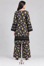 Digital printed long shirt with straight Trouser - Image 2