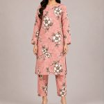 Digital Print Allover suit  on  Lown