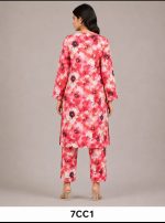 Digital Print Allover suit  on  Lown - Image 2