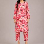 Digital Print Allover suit  on  Lown