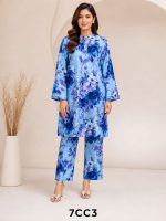 Digital Print Allover suit  on  Lown
