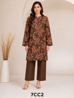 Digital Print shirt with Plain Trouser  on Lown