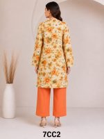 Digital Print shirt with Plain Trouser on Lown - Image 2