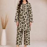 Digital Printed Allover suit on Lown