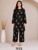 Digital Printed Allover suit on Lown