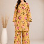 Digital Printed Allover suit on Lown