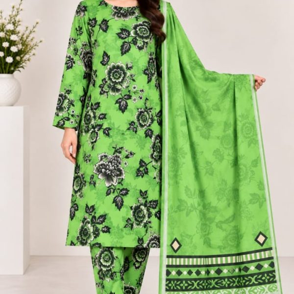 Digital Printed Allover suit  on Lown