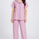 Floral printed nightwear suit