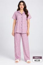Floral printed nightwear suit