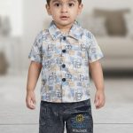 Printed Niker shirt on cotton