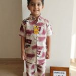 Printed Niker shirt on linen