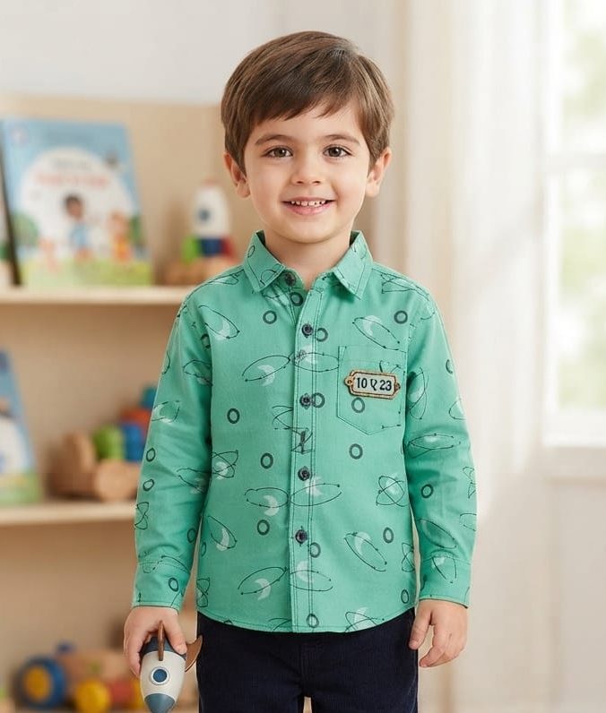 WhatsApp Image 2026-09-10 at 2.19.48 PM Digital Printed Cotton shirt - Image 1