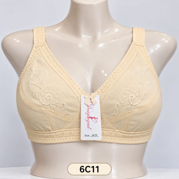 LuxeEmbroider Full Coverage Comfort Bra