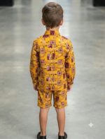 Printed Niker shirt on linen - Image 2